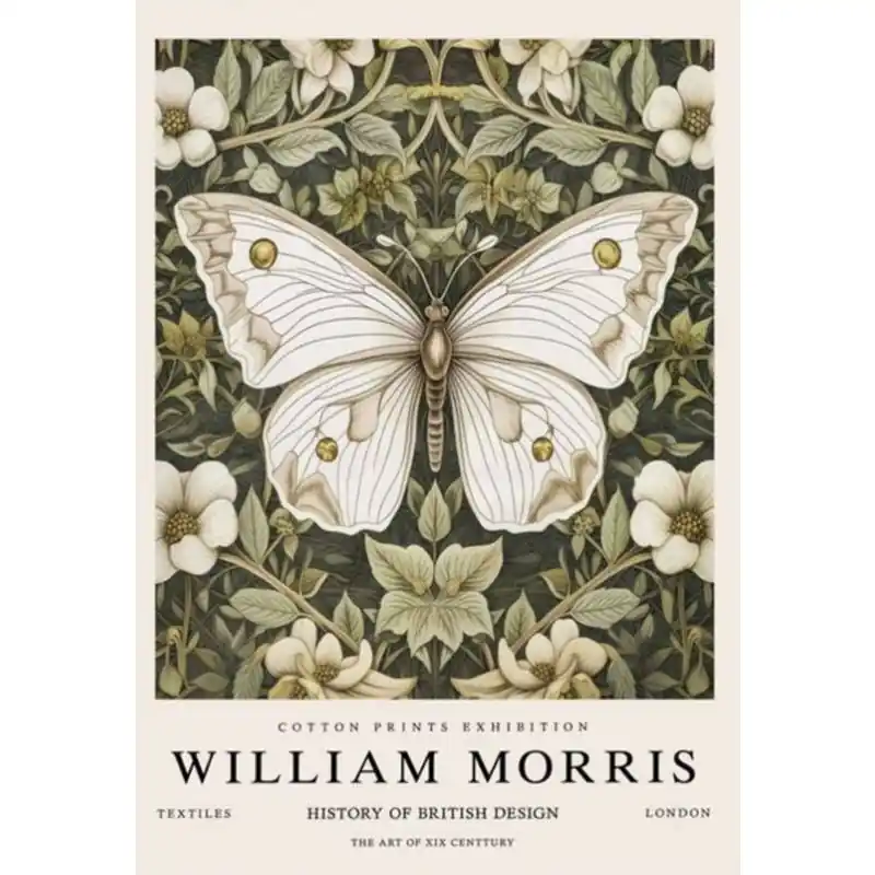 William Morris Fjäril Poster- Begränsat antal