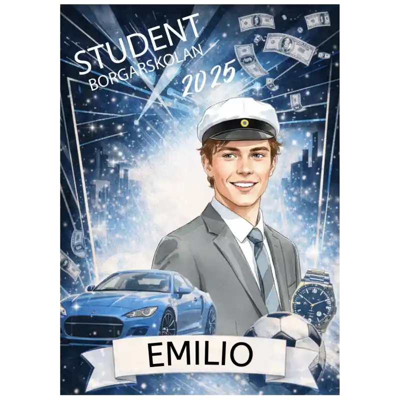 Populär Studentplakat – AI - Money Flow-