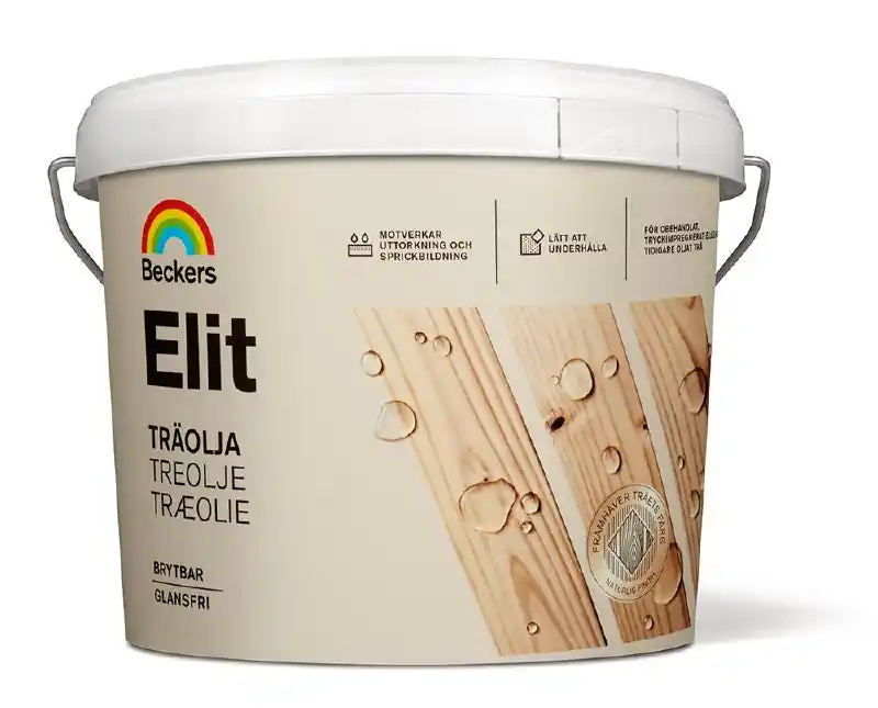 Beställ nu Elit Träolja 9 L