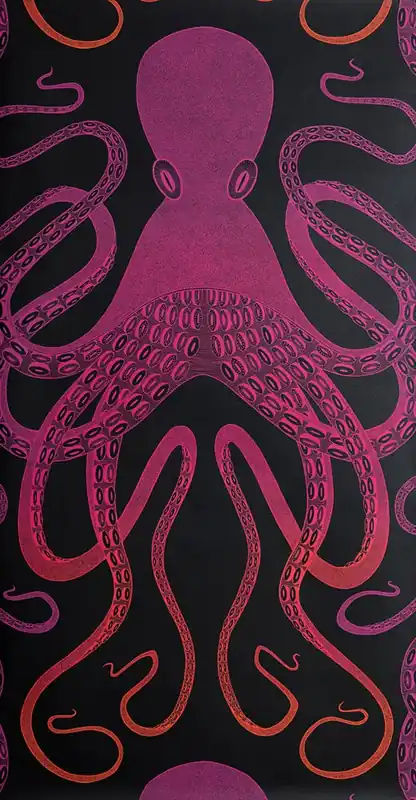 Begränsat erbjudande Midbec Tapeter - Octopus