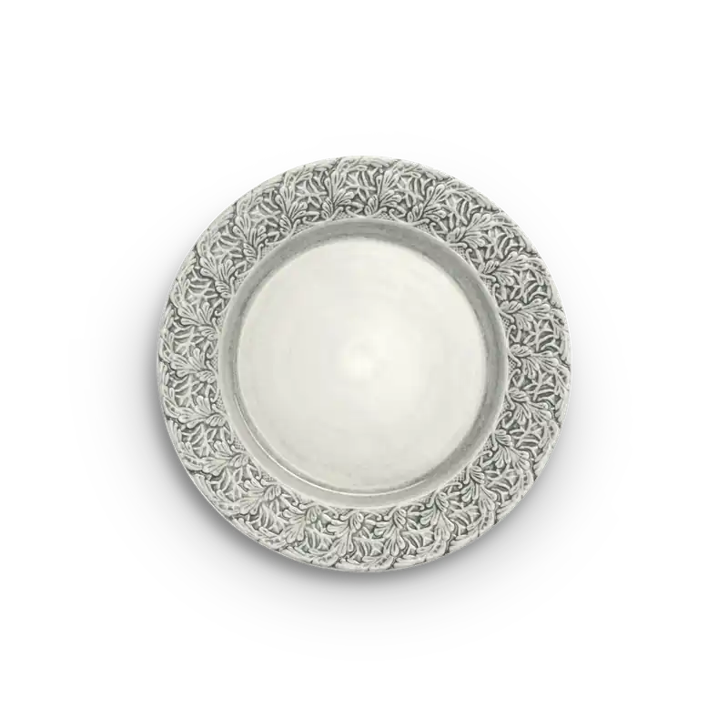 Begränsat erbjudande Lace Tallrik 25 cm Grå