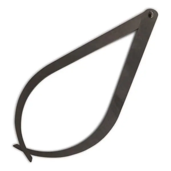 Passare, stål 30 cm (stor) Bästa pris